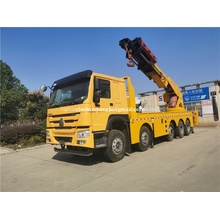 HOWO truck mounted rear large tonnage truck crane